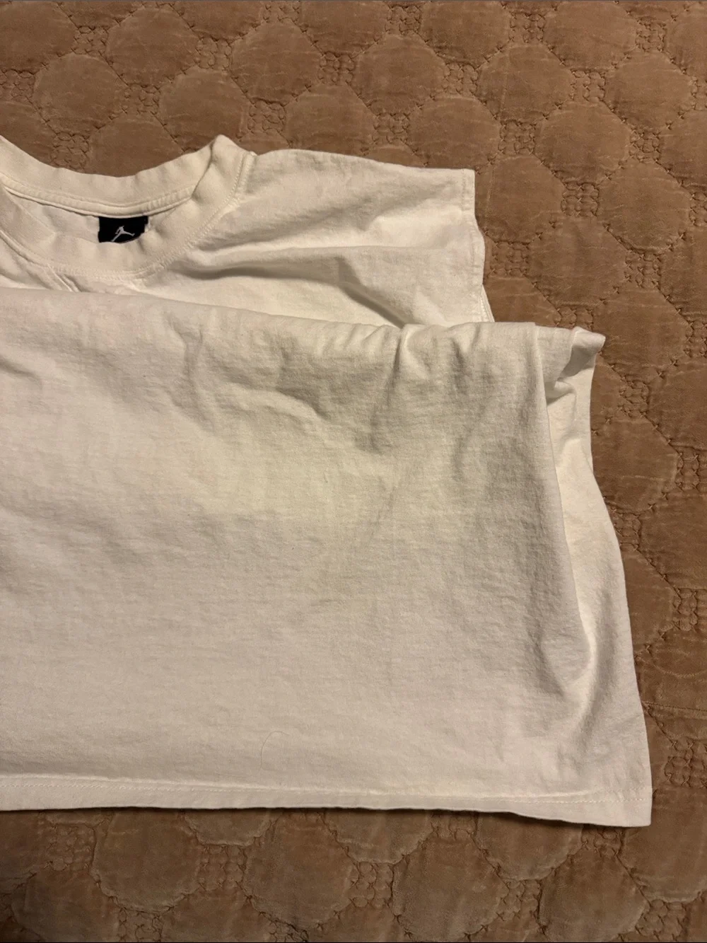 Jordan White sleeveless Tee with Gray 23 and Navy Jumpman